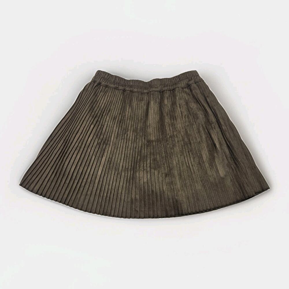 Romeo & Juliet Couture Skirt Small Olive Green Pleated Mini Skort Grunge Y2K